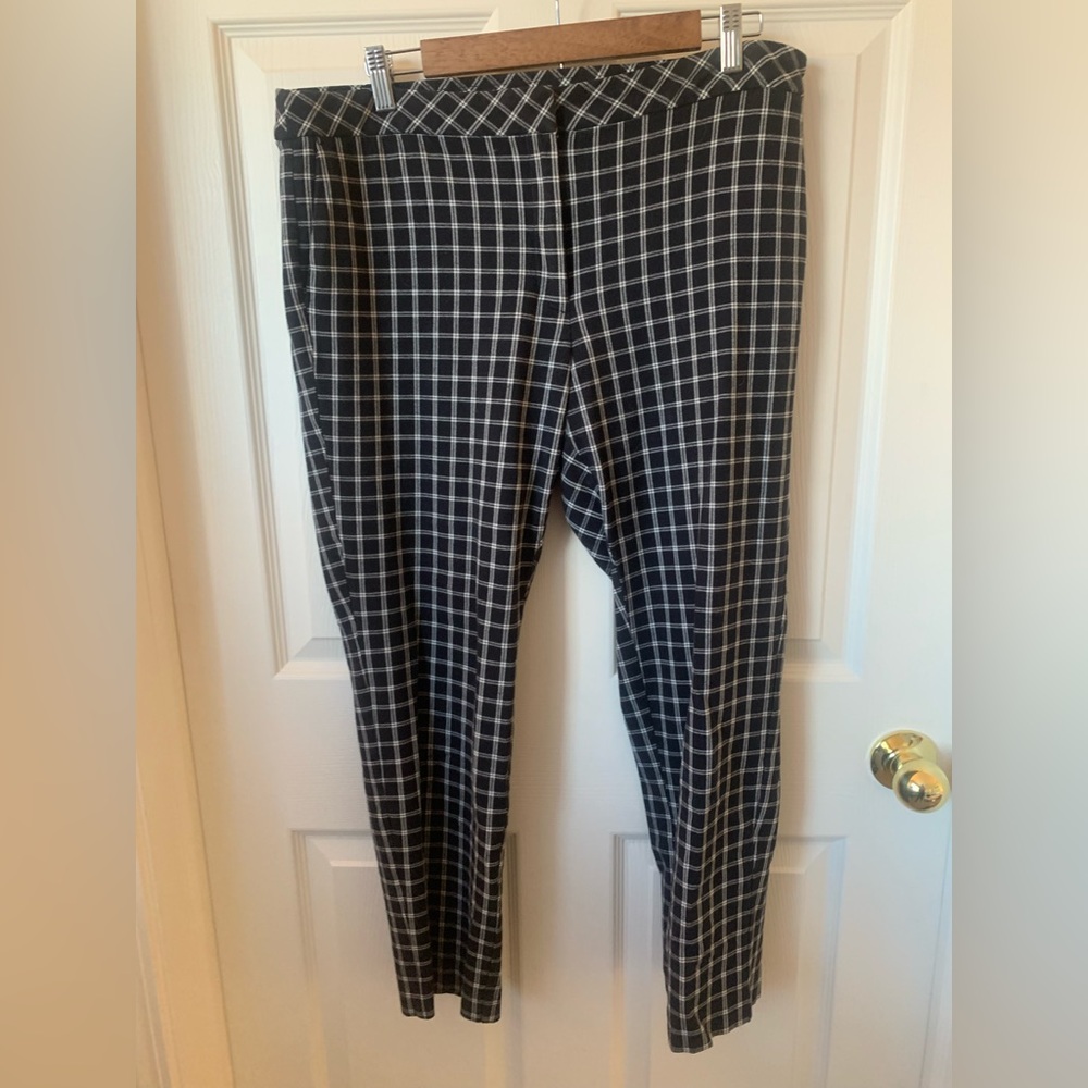 J.Jill Plaid Check Work Trouser